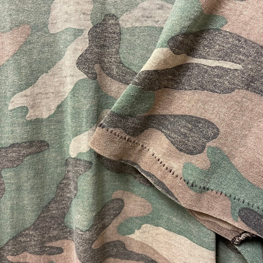 Vintage 80s Woodland Camo Pocket Shirt XL