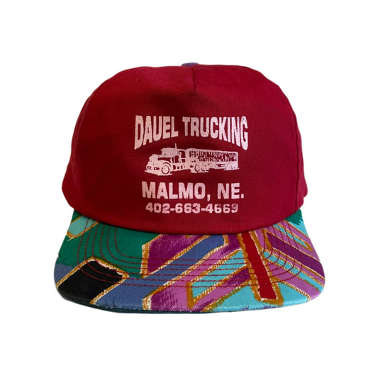 Vintage Dauel Trucking Malmo, Nebraska Snapback Hat