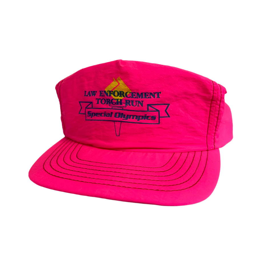 Vintage Special Olympics Torch Run Snapback Hat