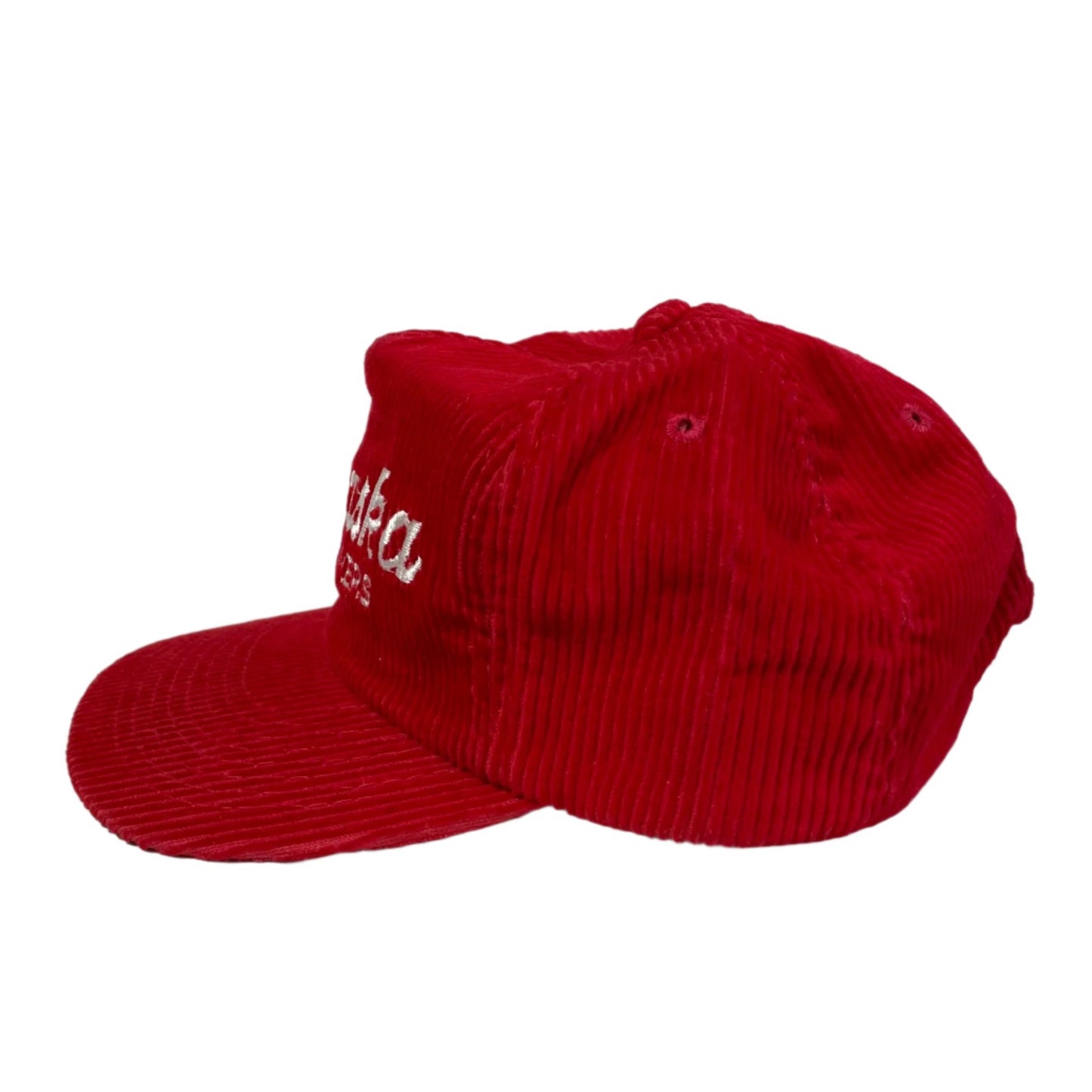 Vintage Nebraska Huskers Sports Specialties Script Corduroy Zipback Hat