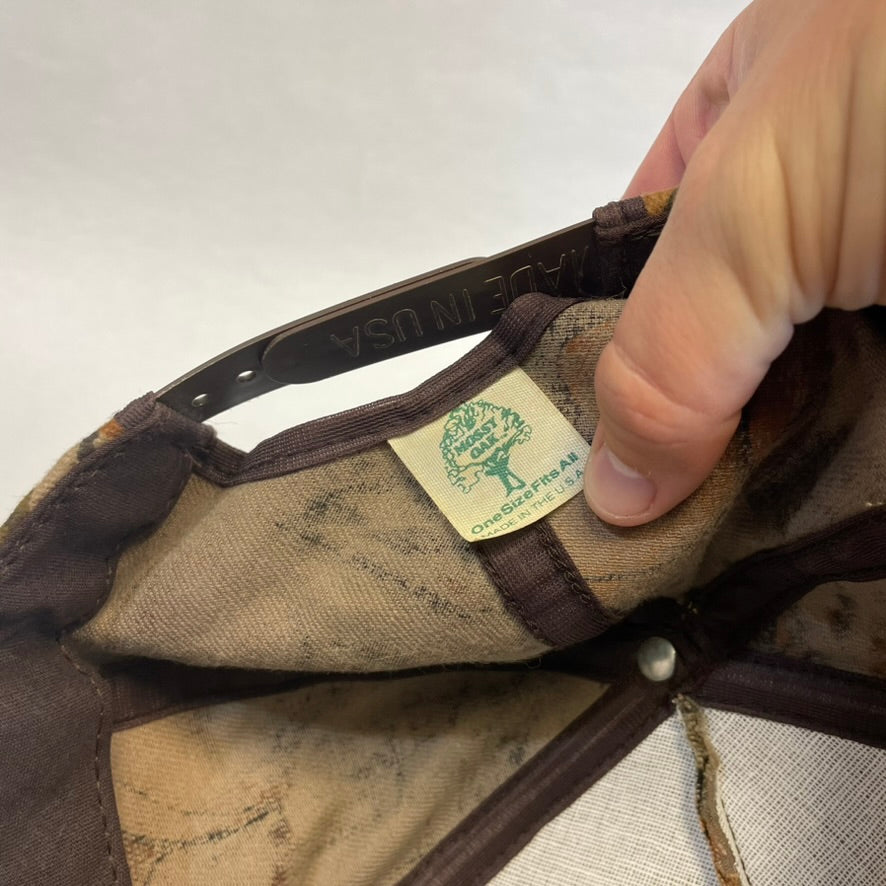 Vintage Gander Mountain MOSSY OAK Fall Foliage Camo Snapback Hat