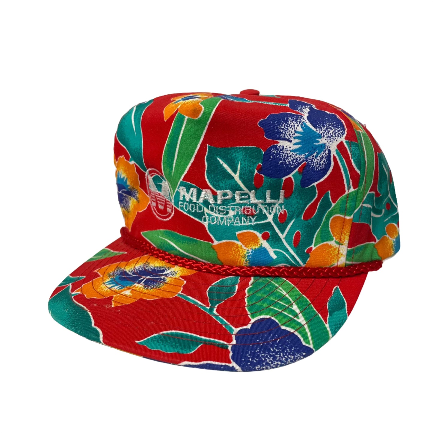 Vintage Mapelli Food Distribution Flower Snapback