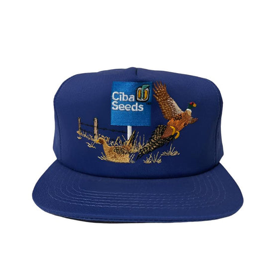 Vintage Ciba Seeds Pheasant Snapback
