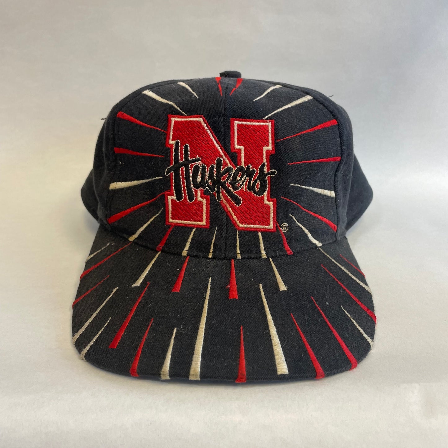 Vintage Nebraska Huskers Collision Snapback Hat