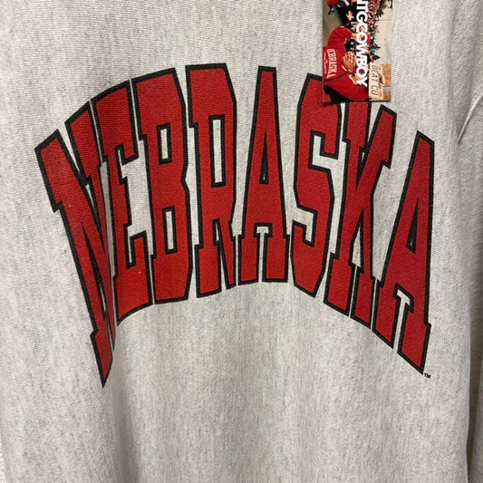 Vintage Nebraska Huskers Crewneck L