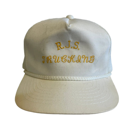 Vintage R.J.S. Trucking Snapback Trucker Hat