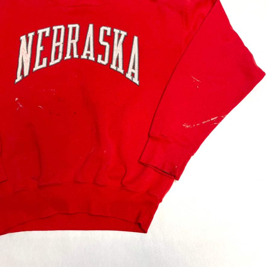 Vintage Nebraska Huskers Galt Sand Crewneck w/ Back Hit S