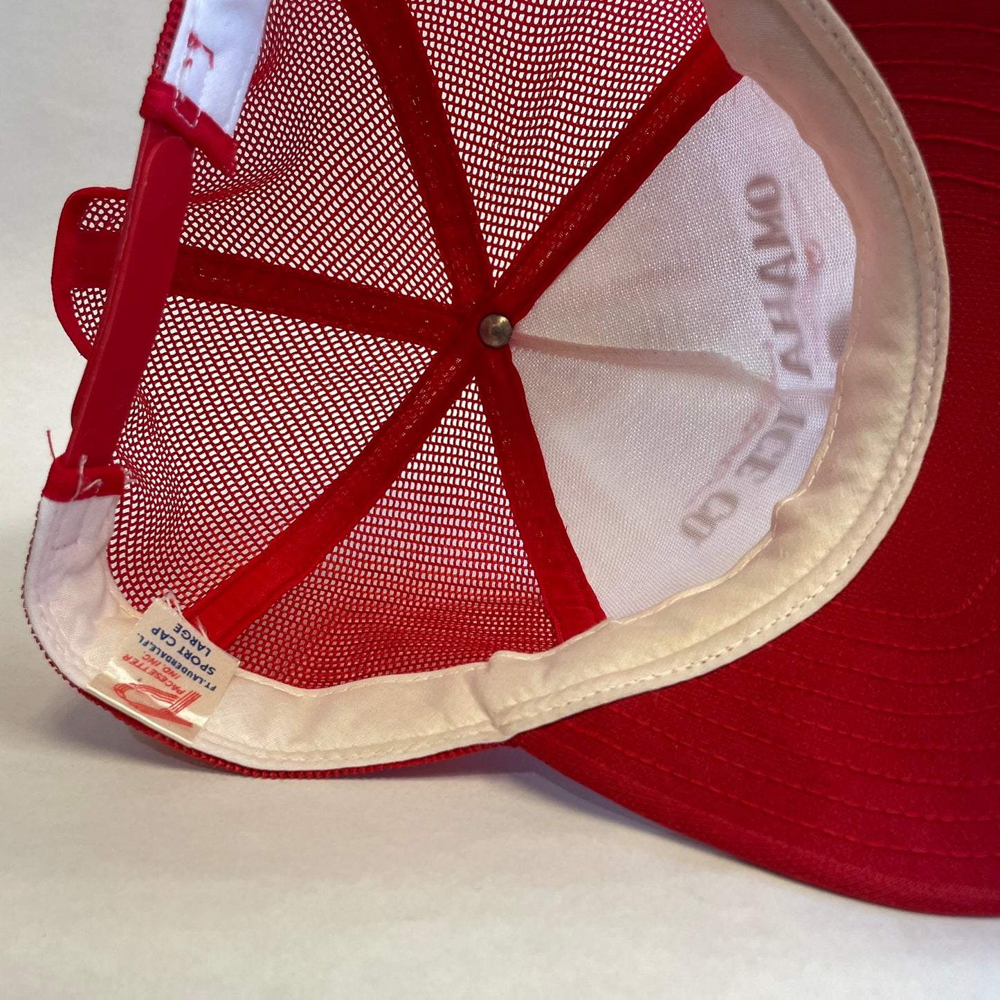 Vintage Omaha Ice Company Snapback Trucker Hat *FLAW*