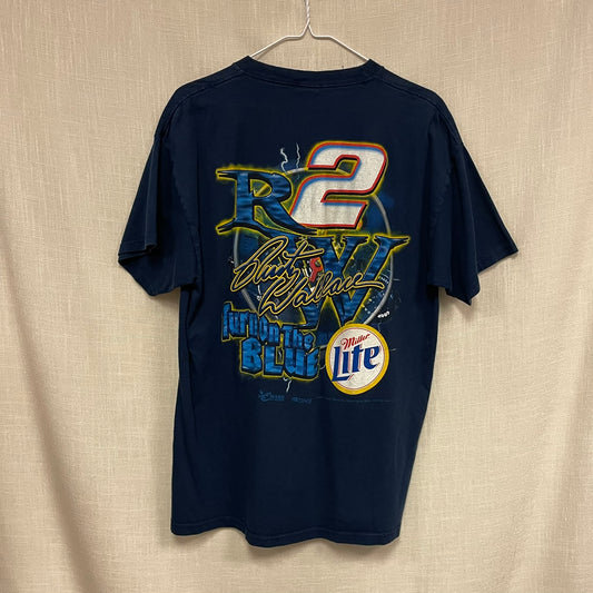Vintage Rusty Wallace Blue Thunder NASCAR Shirt M