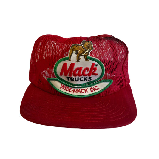 Vintage Mack Trucks Wise-Mack Inc. Snapback Hat