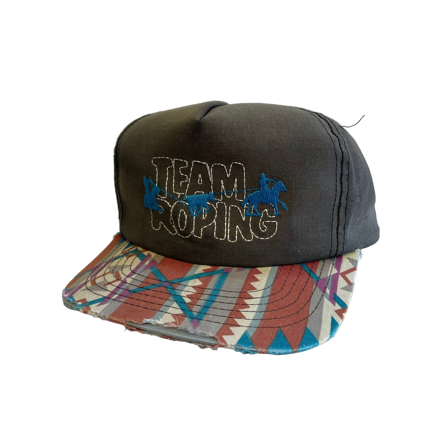 Vintage Team Roping Aztec Snapback Hat