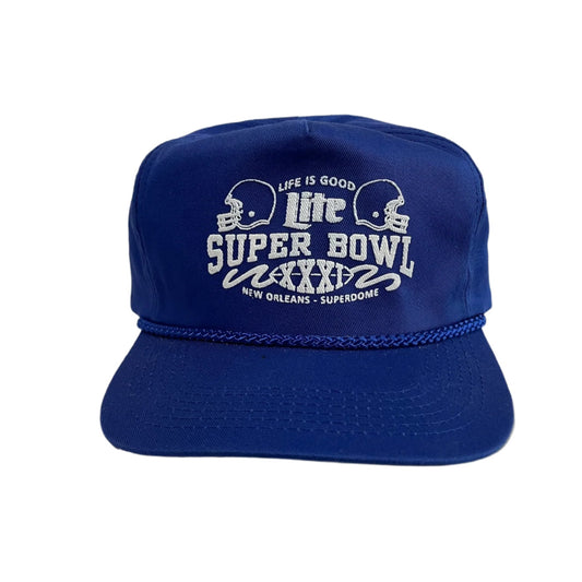 Vintage Super Bowl 31 Miller Lite Snapback