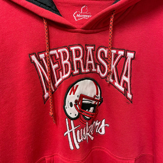 Vintage Nebraska Huskers Hoodie M