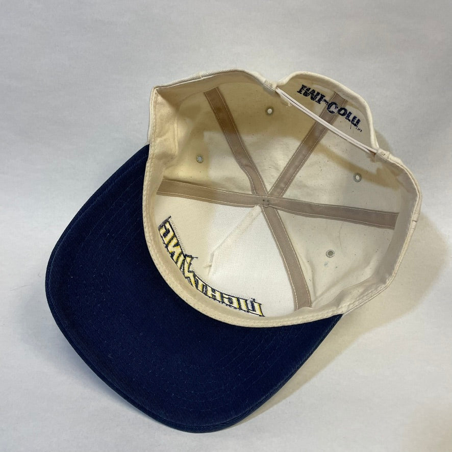Vintage Lightning Strike Once IMI Corn Snapback Hat
