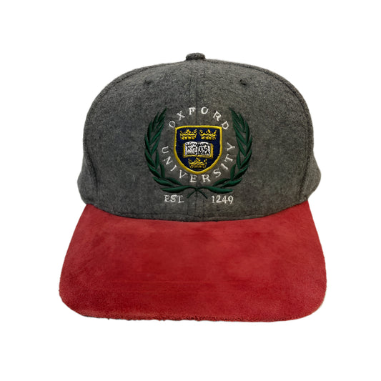 Vintage Oxford University Wool Strapback Hat
