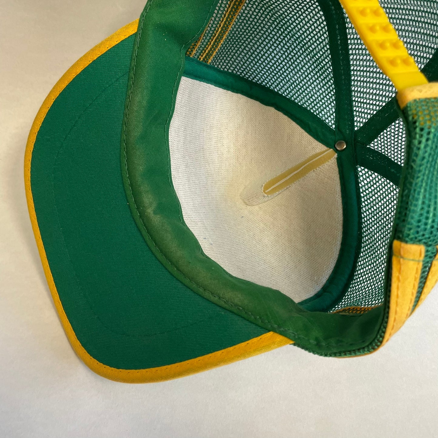 Vintage John Deere Samuelson Equipment 3 Stripe Snapback Hat