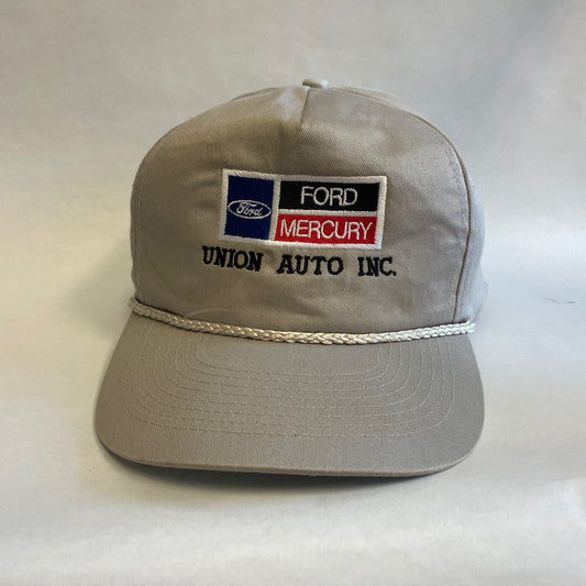 Vintage Ford Mercury Union Auto Snapback Hat