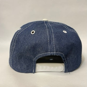 Vintage Bangor and Aroostook Railroad Patch Denim Snapback