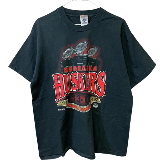 Vintage Nebraska Huskers 1997 National Champions Shirt XL