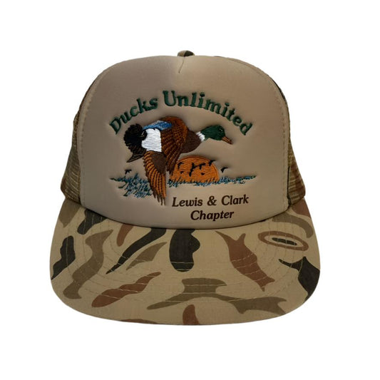 Vintage Ducks Unlimited Lewis and Clark Chapter Camo Snapback