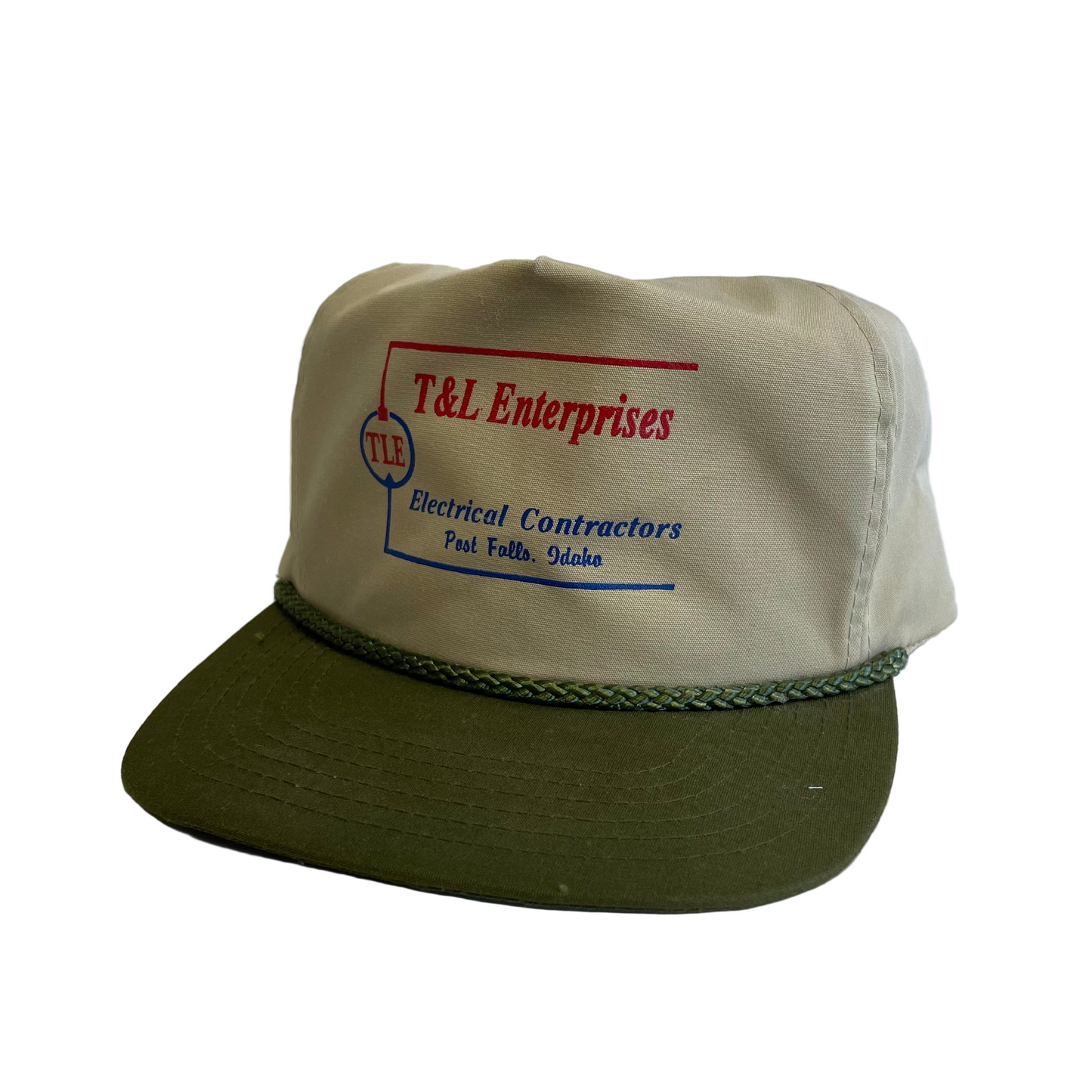 Vintage T&L Enterprises Electrical Contractors Post Falls Idaho Zipback Hat