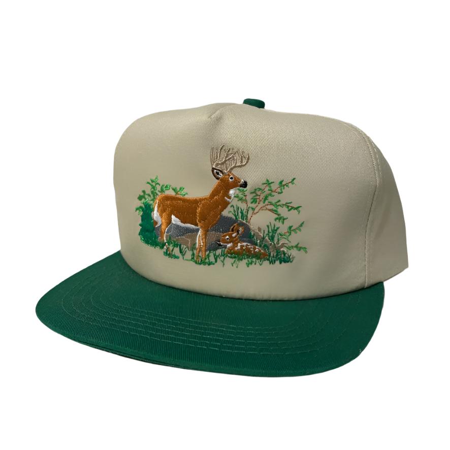 Vintage Miller Ag Deer Snapback Hat