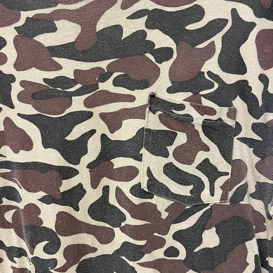 Vintage Duck Camo Pocket Shirt L