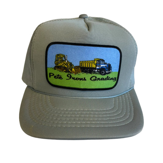 Vintage Pete Irons Grading Snapback Hat