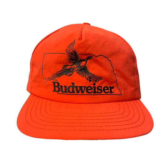 Vintage Budweiser Pheasant Nebraska Insulated Snapback