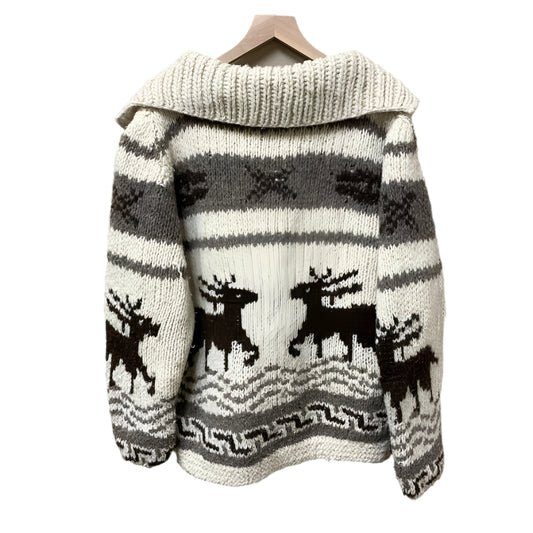 Vintage Deer Kanata Cowichan Tribe Sweater L