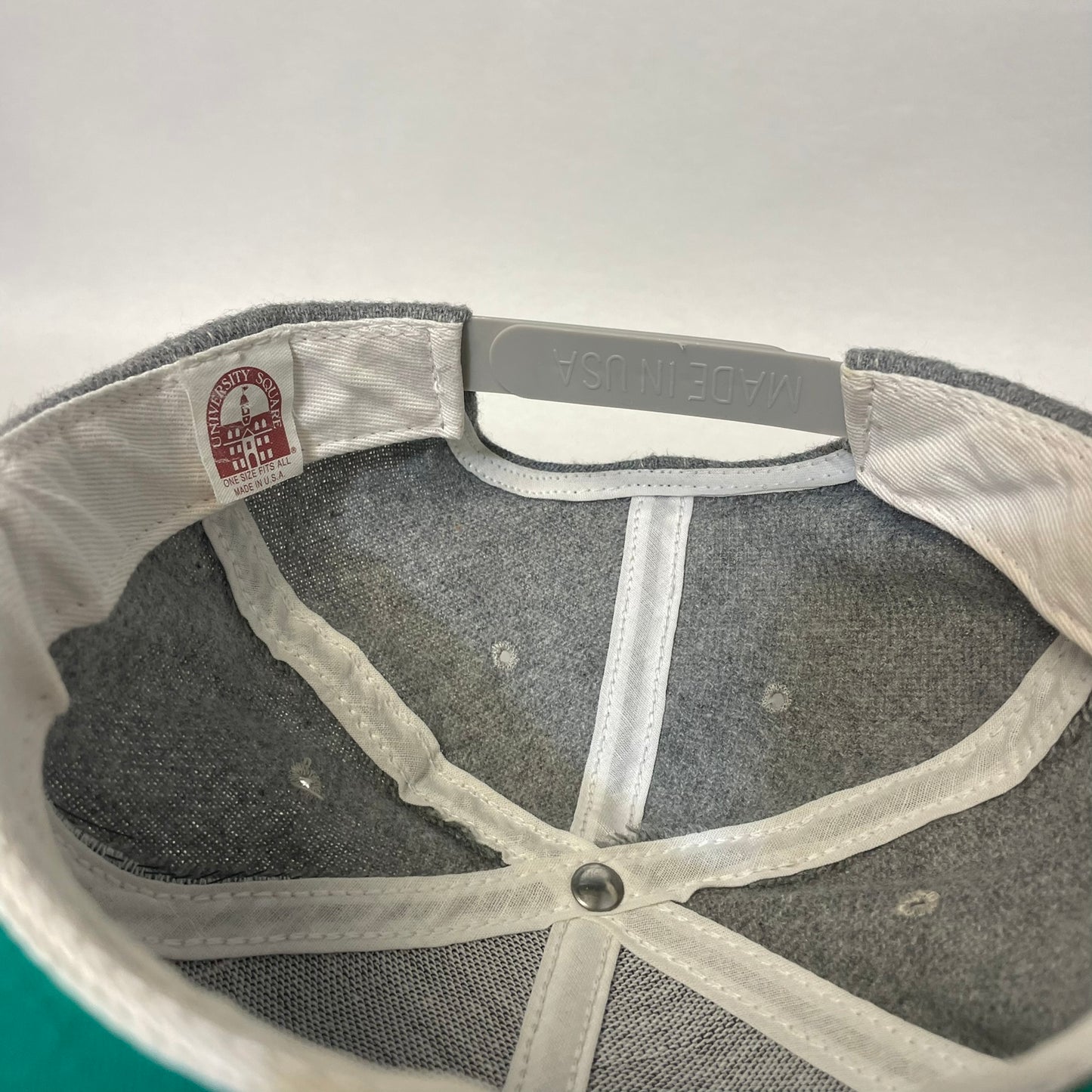 Vintage Wisconsin Badgers University Square Snapback Hat