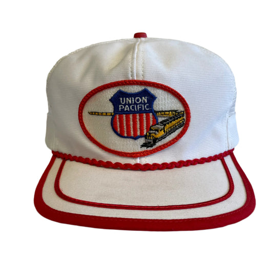 Vintage Union Pacific Railways Snapback Trucker Hat