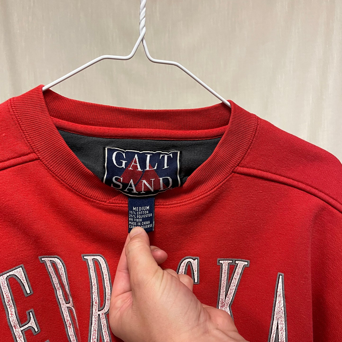 Vintage Nebraska Huskers Sweatshirt M