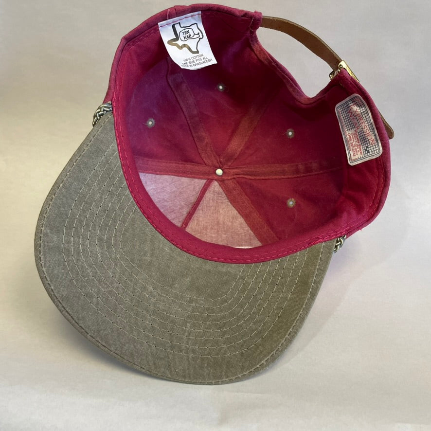 Vintage Cattle Trax Strapback Hat
