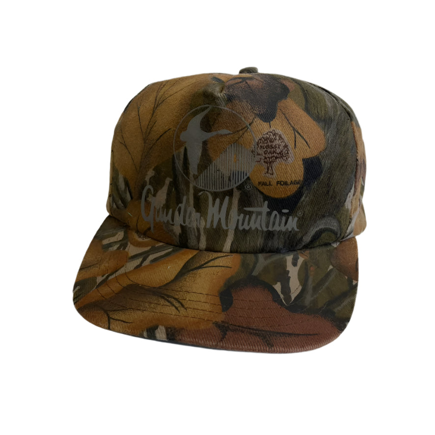 Vintage Gander Mountain MOSSY OAK Fall Foliage Camo Snapback Hat