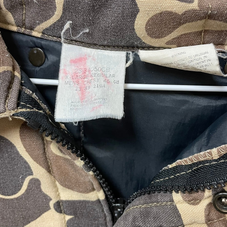Vintage Duck Camo Coat Jacket XL