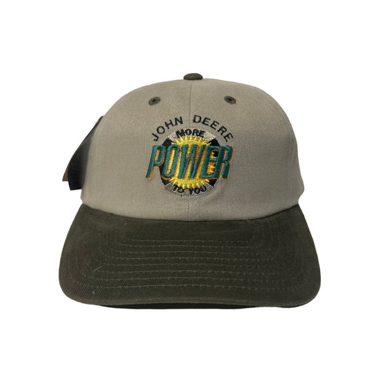 Vintage John Deere More Power Strapback Hat