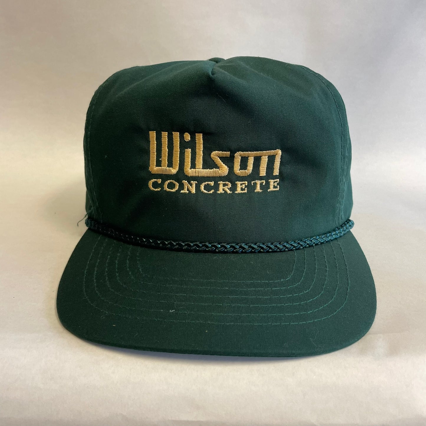 Vintage Wilson Concrete Strapback Hat