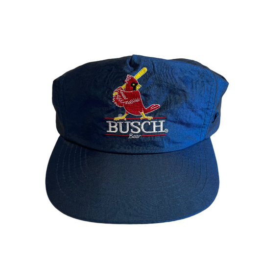 Vintage St. Louis Cardinal Busch Beer Snapback Hat