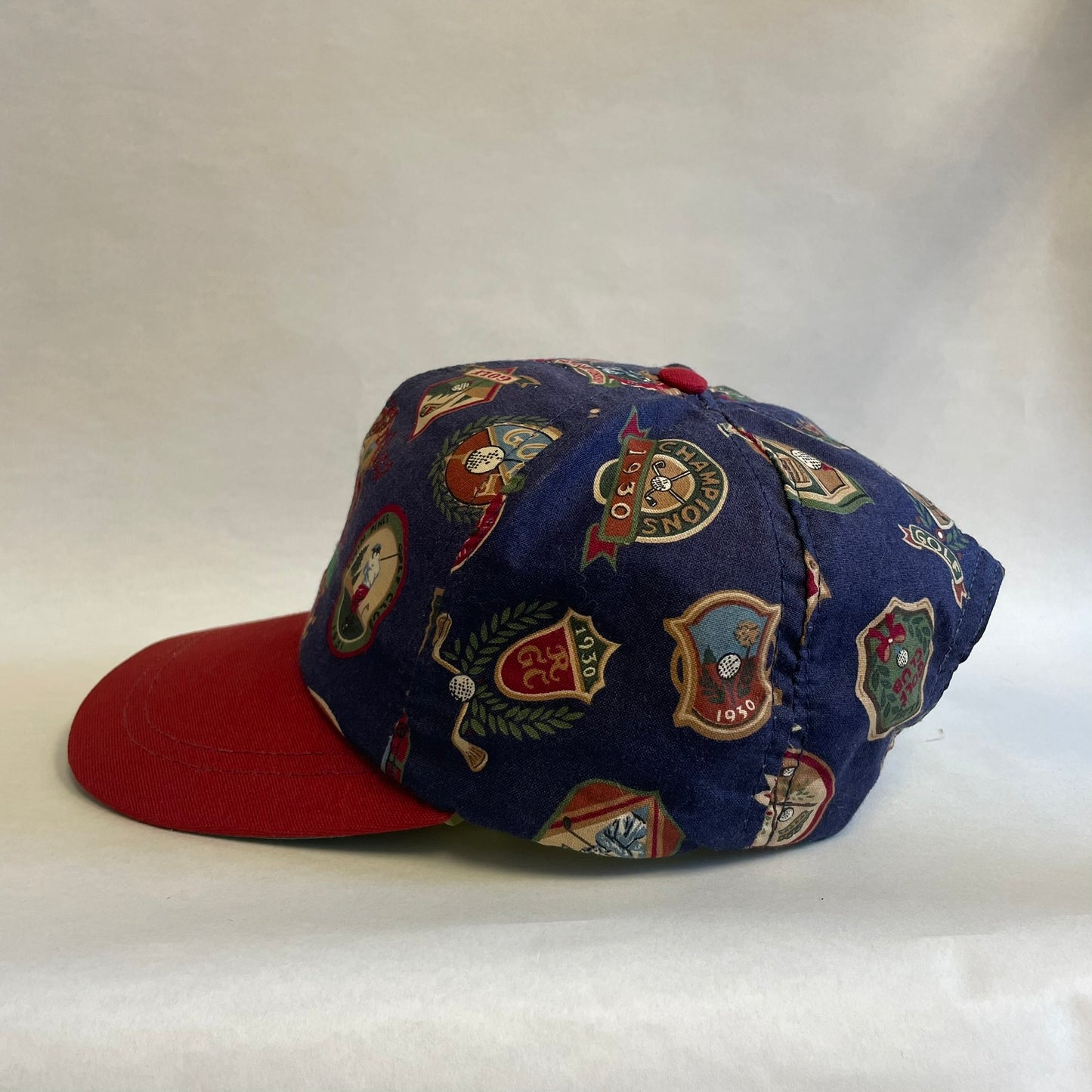 Vintage Golf AOP Strapback Hat