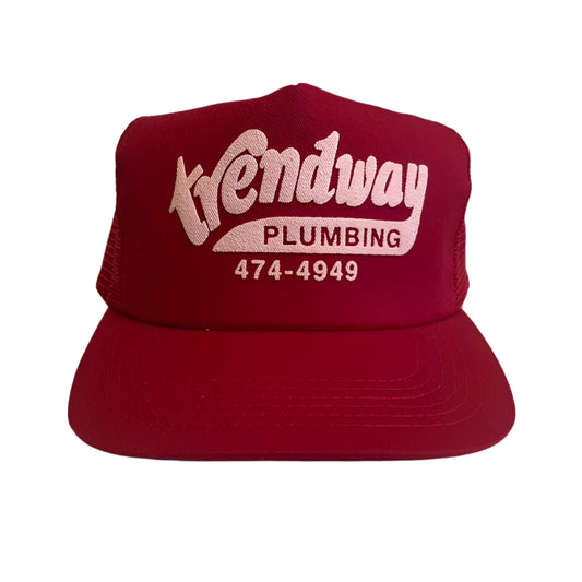 Vintage Trendway Plumbing Snapback Hat