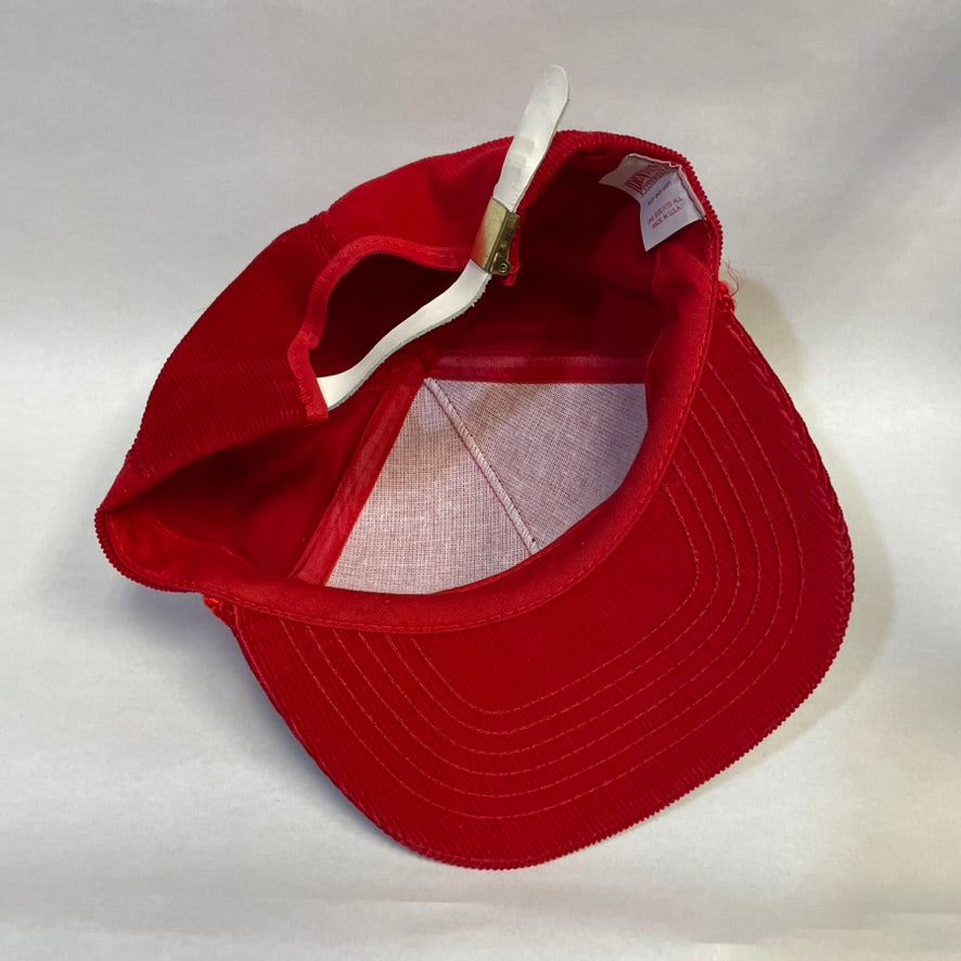 Vintage Nebraska Huskers Corduroy Strapback Hat