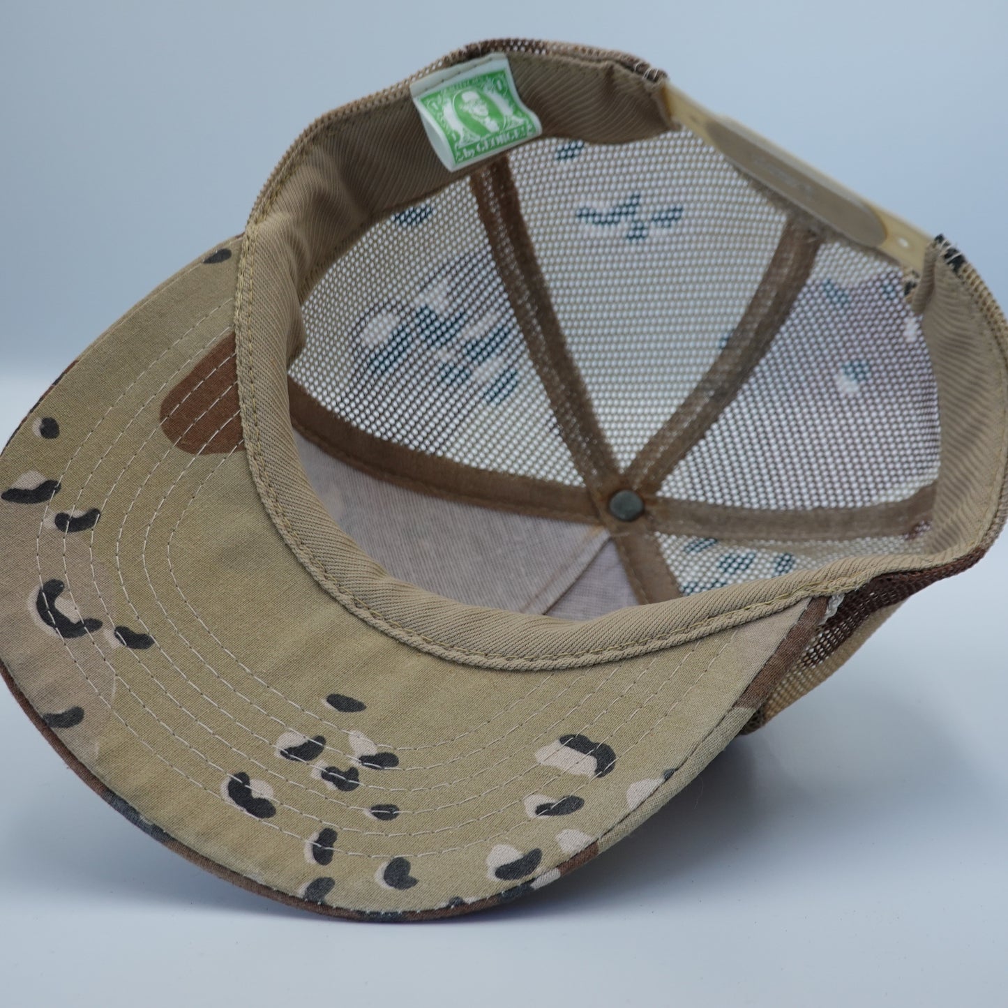 Vintage Desert Storm Victory Camo Snapback Trucker Hat