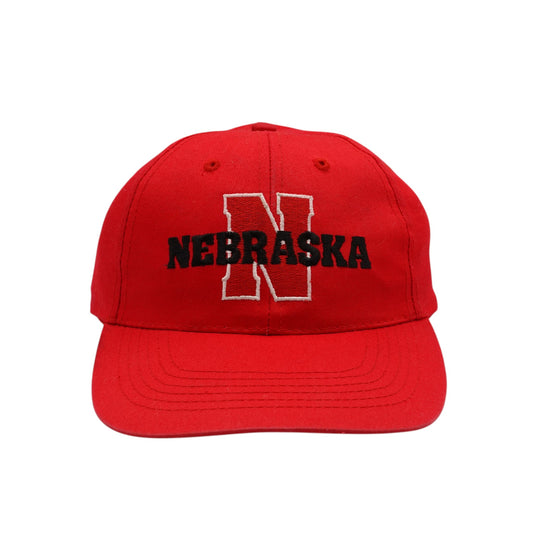 Vintage Nebraska Huskers Velcroback Hat