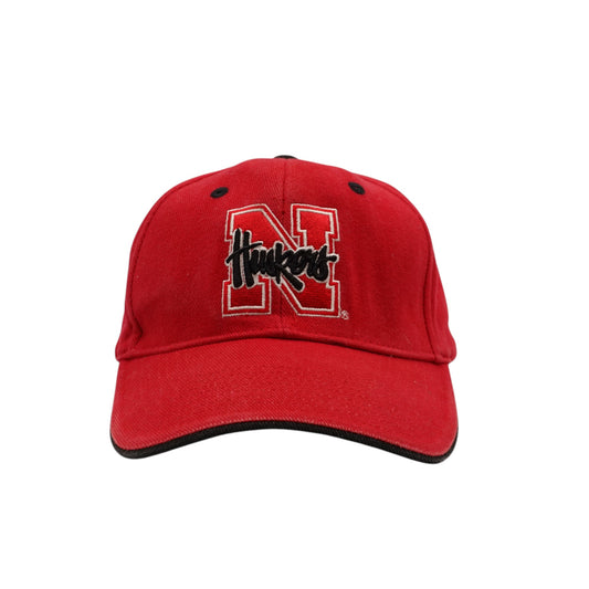 Vintage Nebraska Huskers Velcro hat