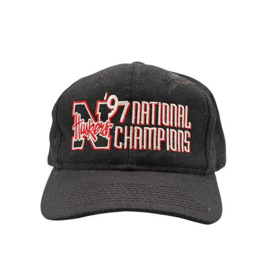 Vintage Nebraska Huskers 1997 National Champions Snapback Hat