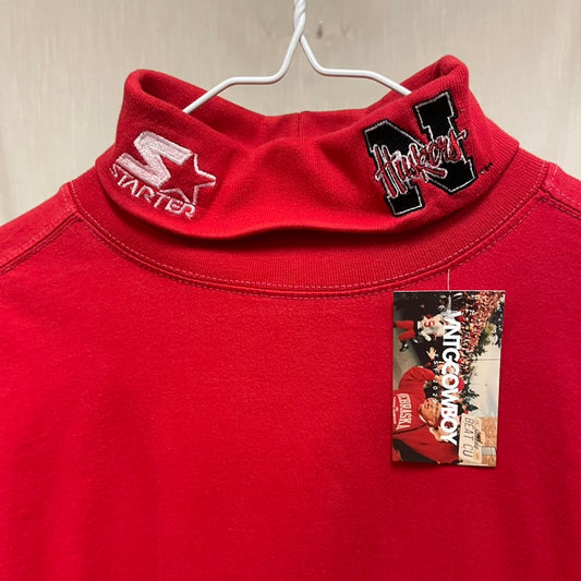 Vintage Nebraska Huskers STARTER Turtleneck Shirt M