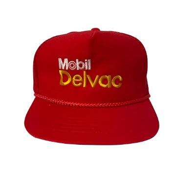 Vintage Mobil Delvac Oil Snapback Hat