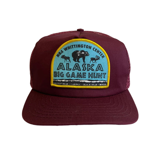 Vintage NRA Whittington Alaska Big Game Hunt Snapback Hat