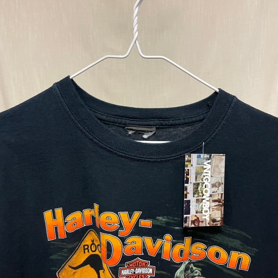 Vintage Harley Davidson Kangaroo Australia Shirt XL
